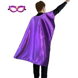 5762 Adults Superhero Cape And Mask, Birthday Gifts For Cosplay